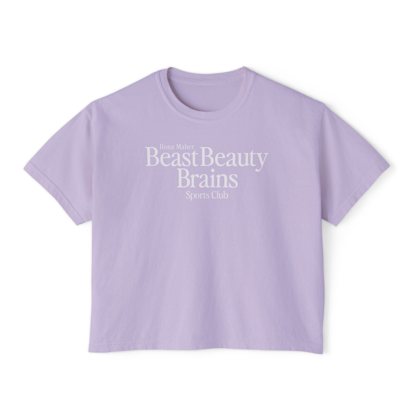 Beast Beauty Brains Sports Club Boxy Tee