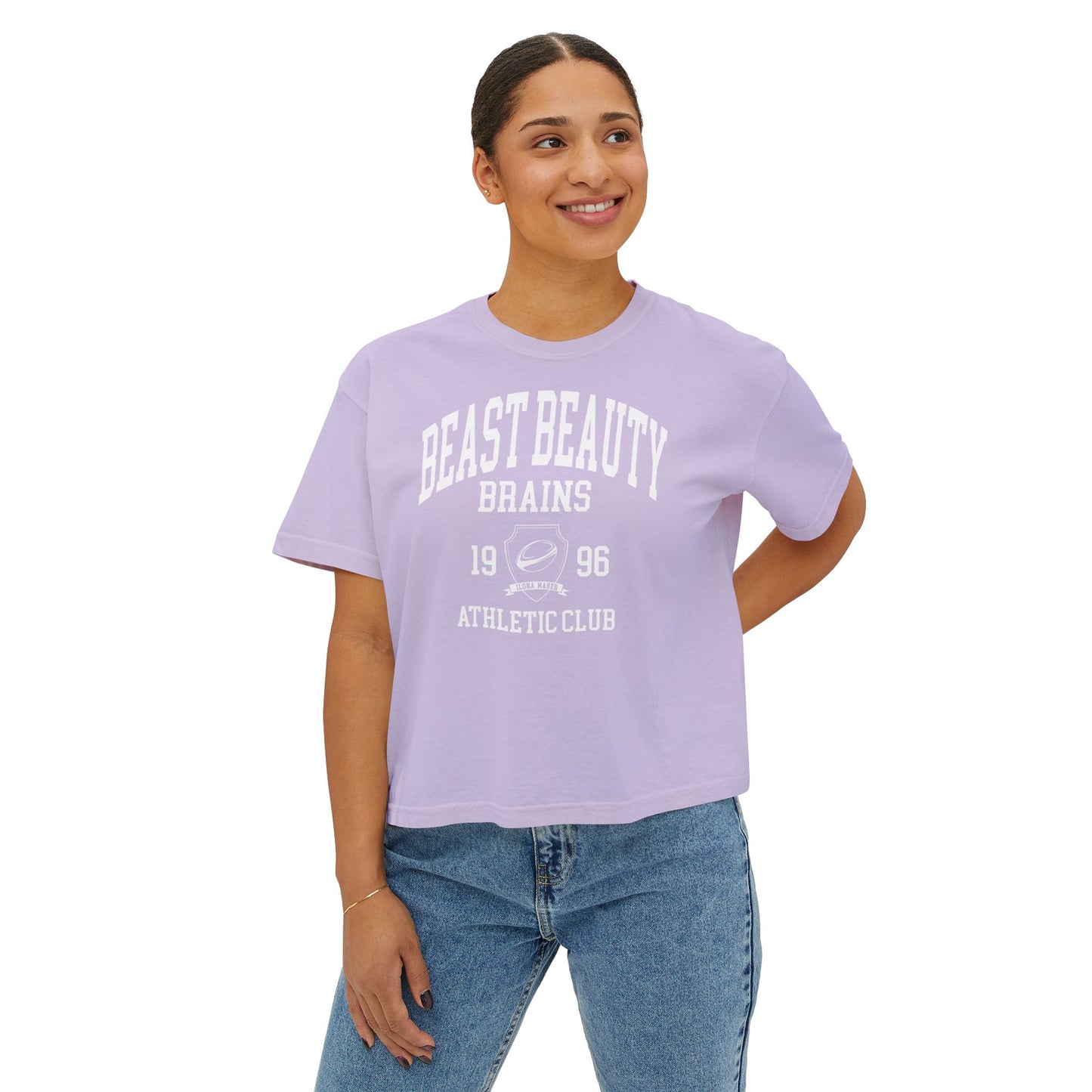 Beast Beauty Brains Athletic Club Boxy Tee