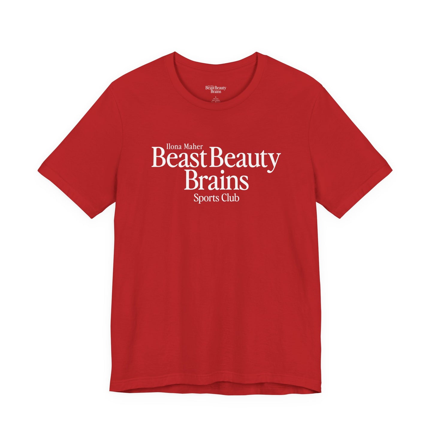 Beast Beauty Brains Sports Club Shirt - V-Day