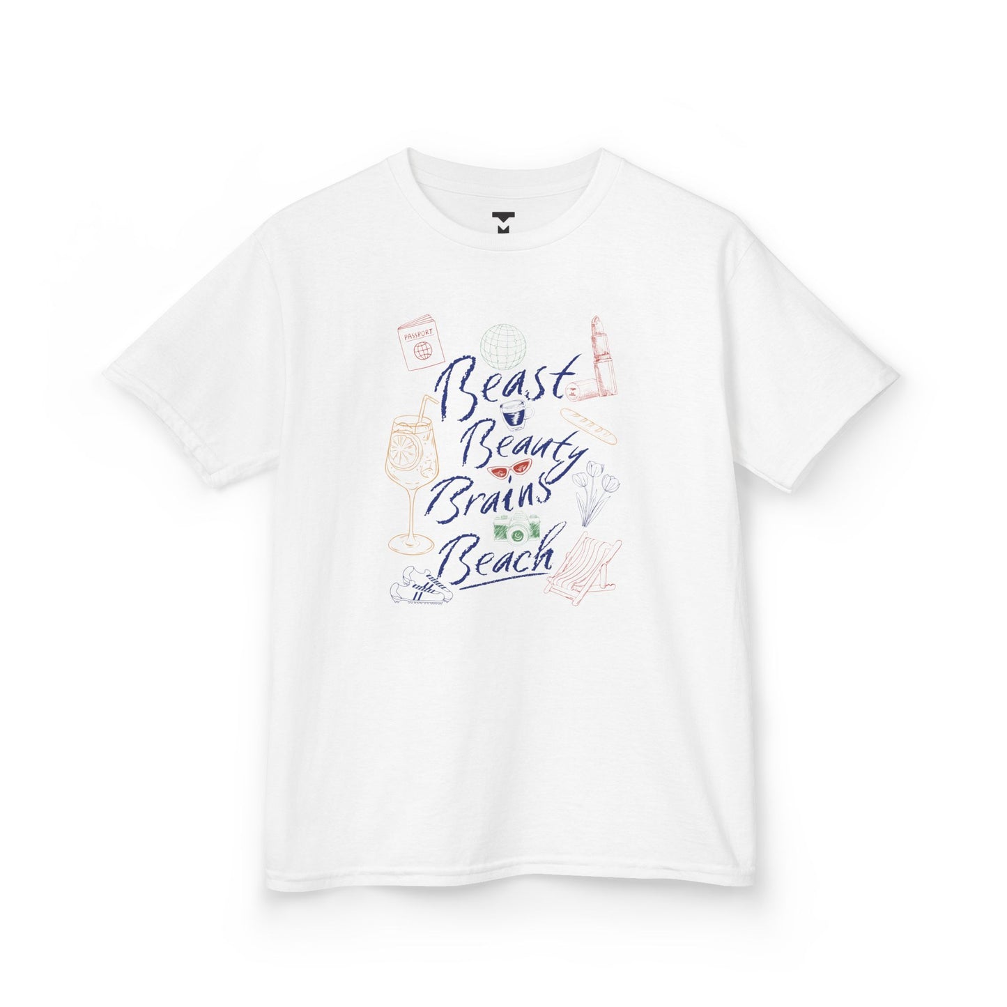 (Kids) Beast Beauty Brains Beach Shirt