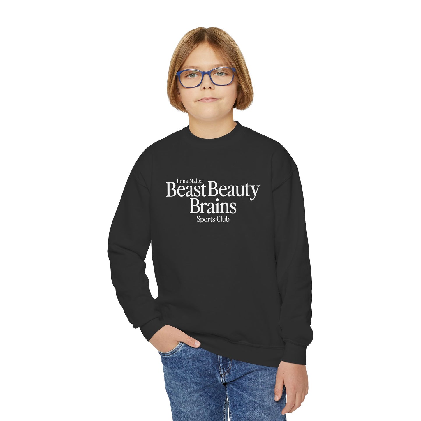 (Youth) Beast Beauty Brains Sports Club Sweater