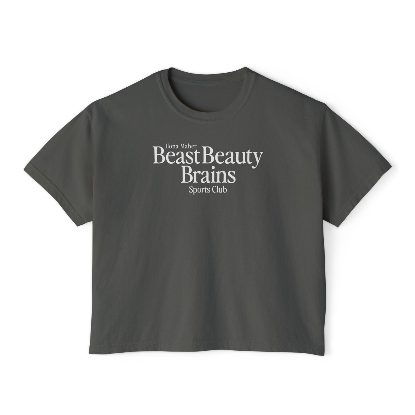 Beast Beauty Brains Sports Club Boxy Tee
