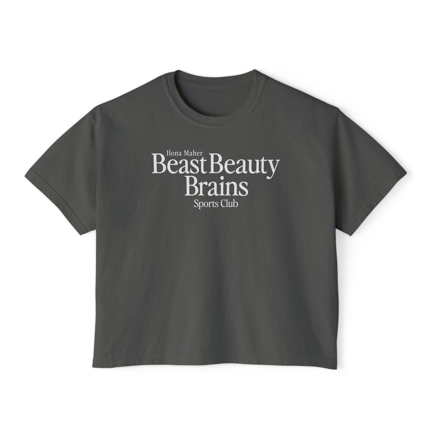 Beast Beauty Brains Sports Club Boxy Tee
