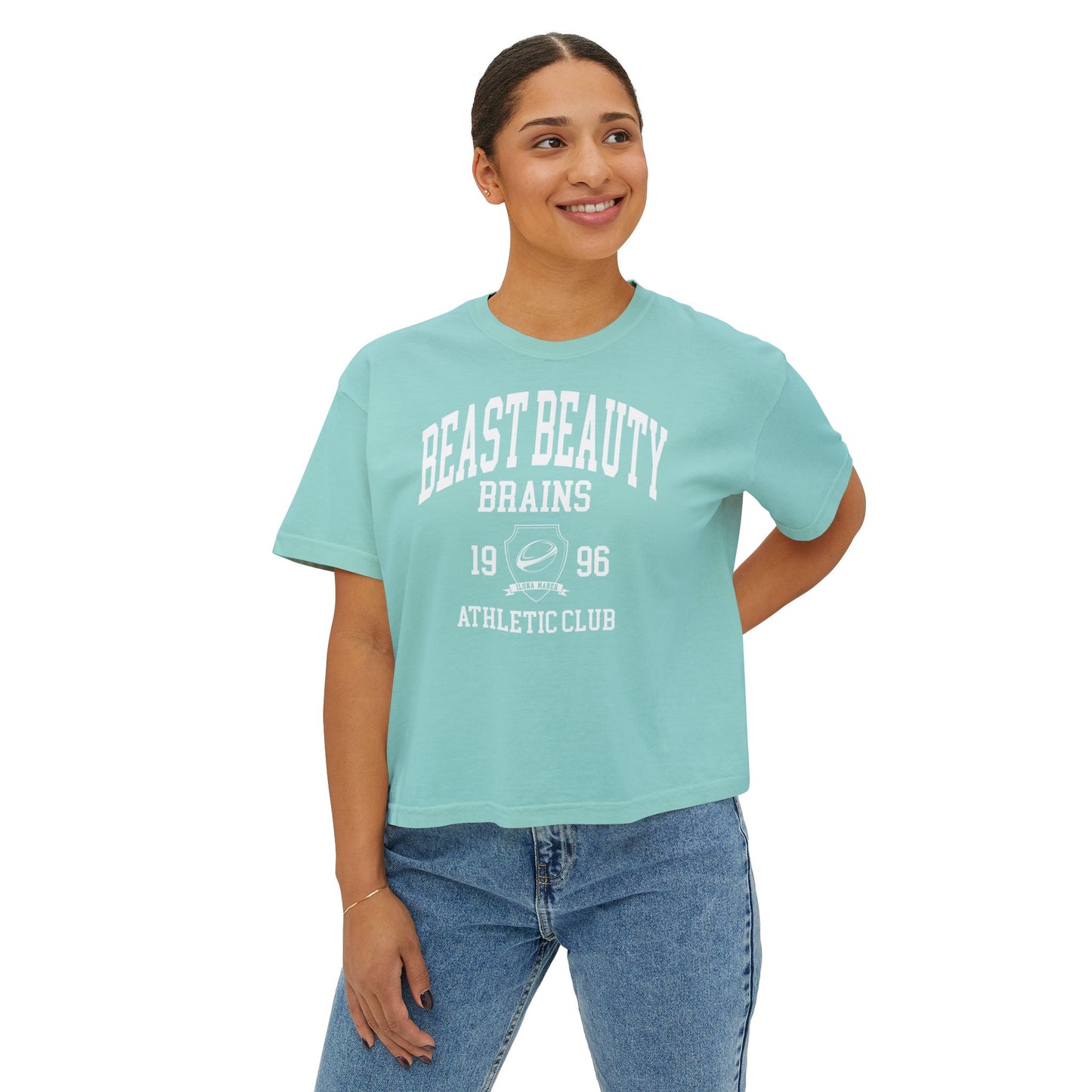 Beast Beauty Brains Athletic Club Boxy Tee