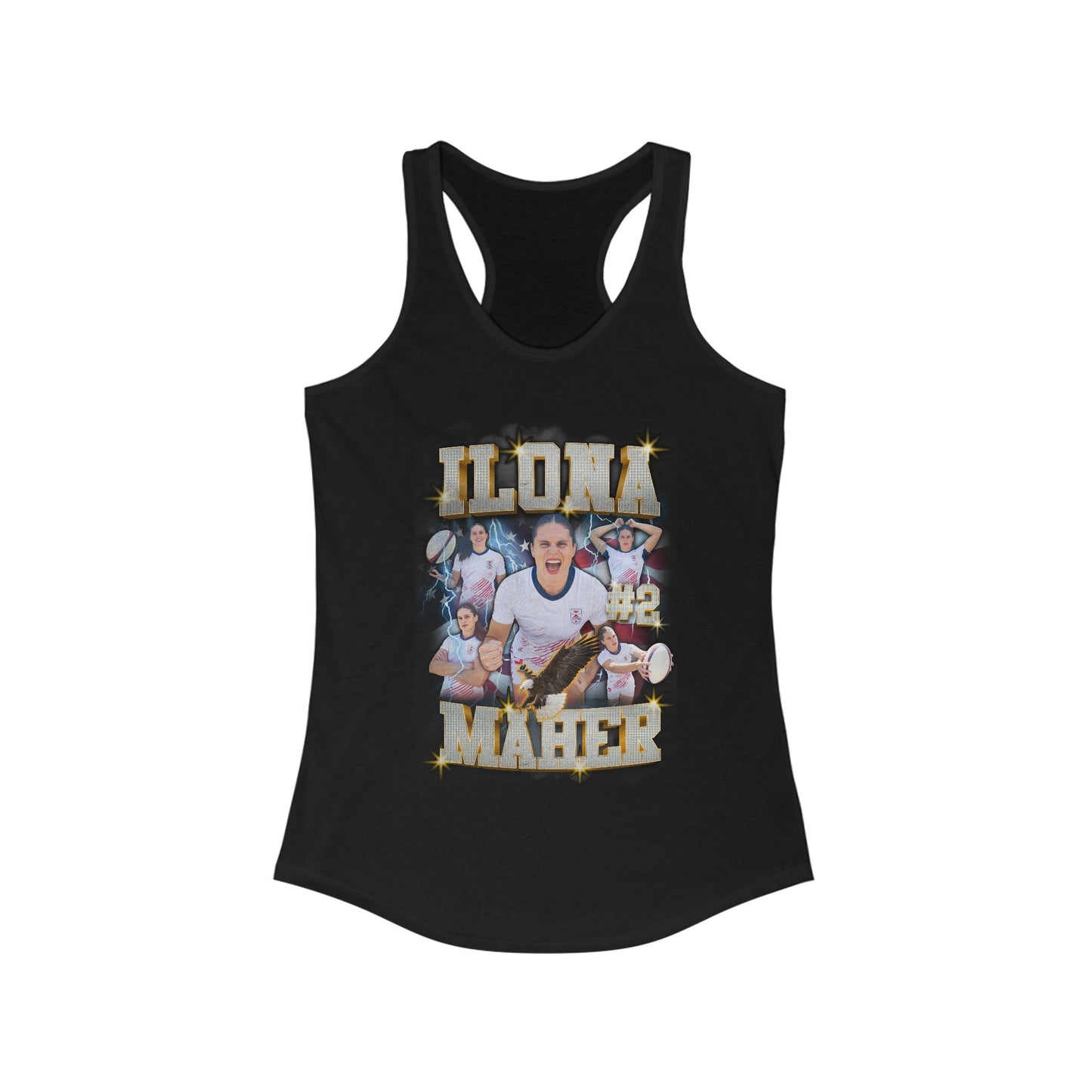Start Your Engines Women's Ideal Racerback Tank