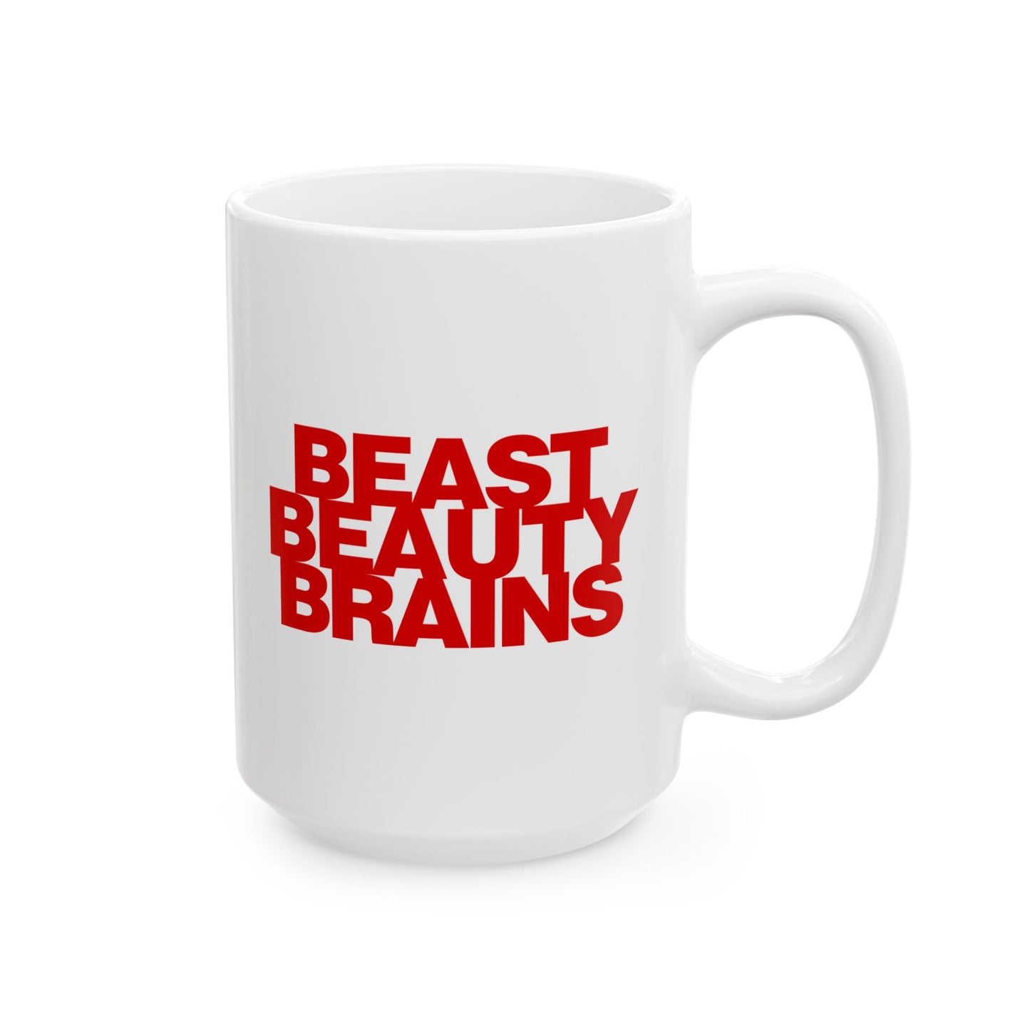 Beast Beauty Brains Iconic Mug, (11oz, 15oz)