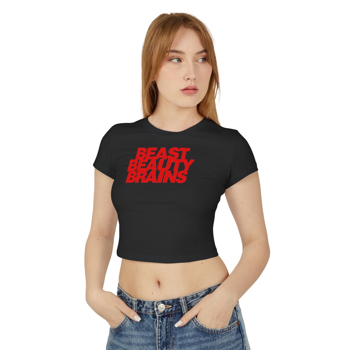 Beast Beauty Brains Baby Tee