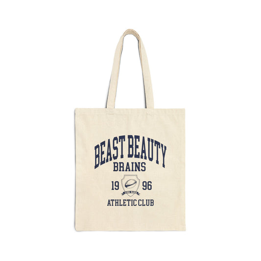 Beast Beauty Brains Athetic Club Tote Bag