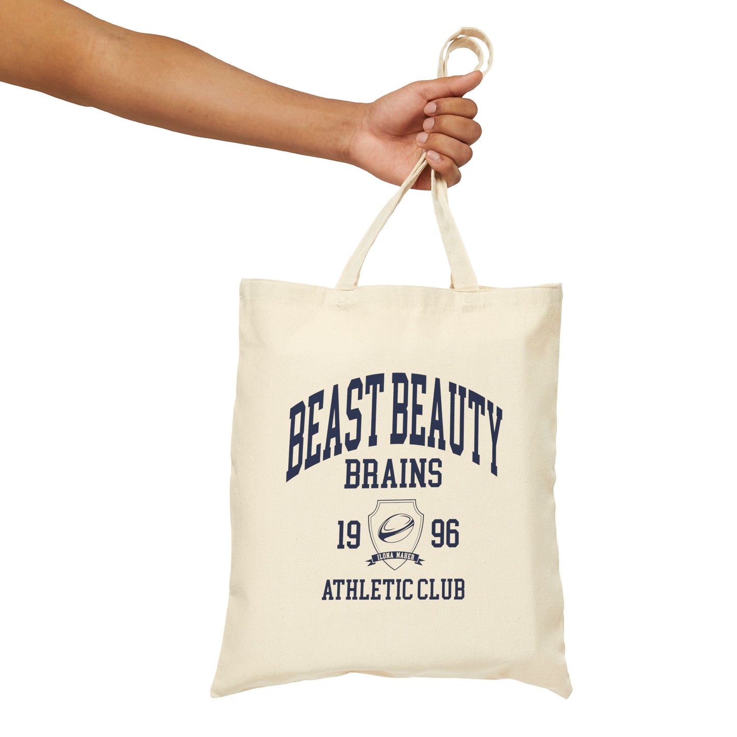 Beast Beauty Brains Athetic Club Tote Bag
