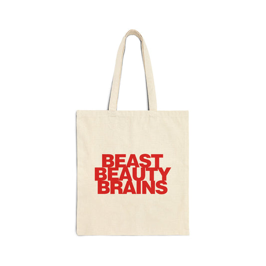 Beast Beauty Brains Iconic Tote Bag