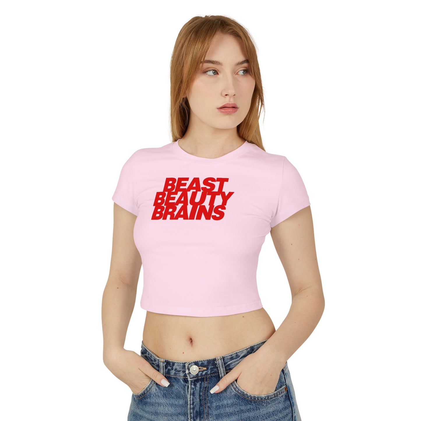 Beast Beauty Brains Baby Tee