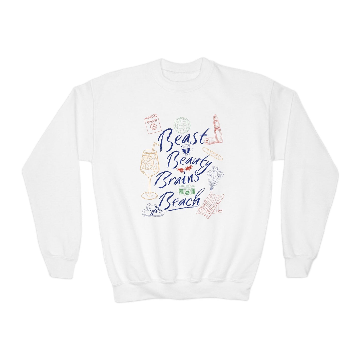 (Kids) Beast Beauty Brains Beach Sweater