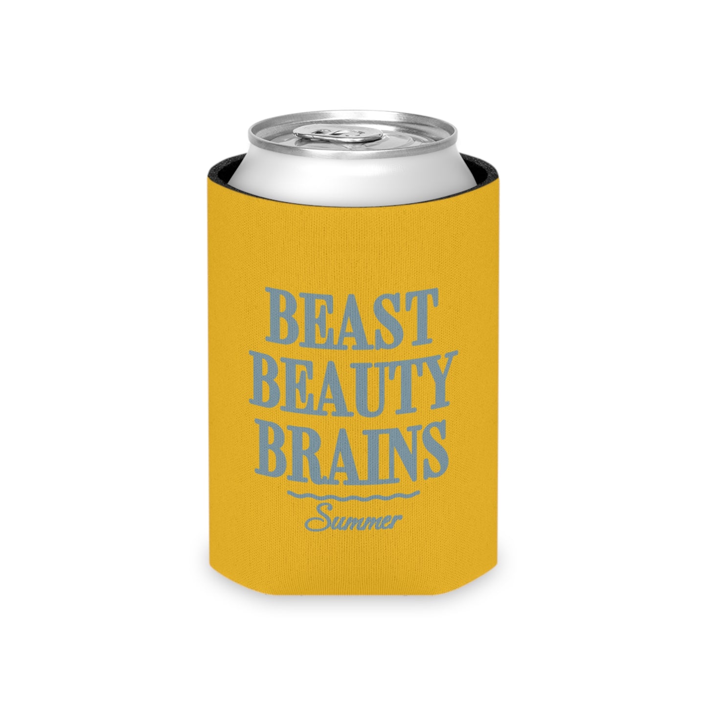 Beast Beauty Brains Summer Koozie