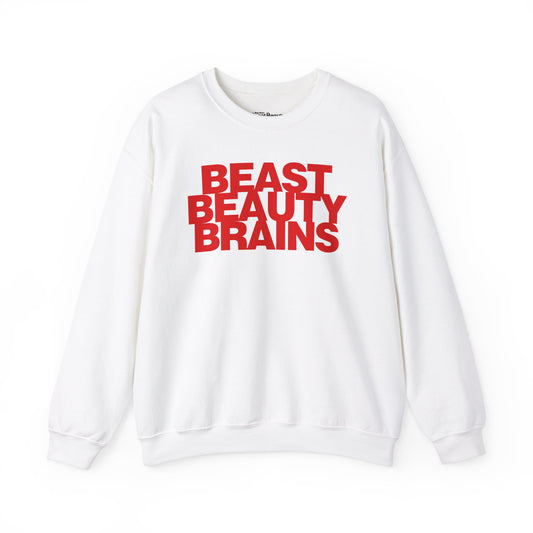 Beast Beauty Brains Iconic Crewneck Sweater