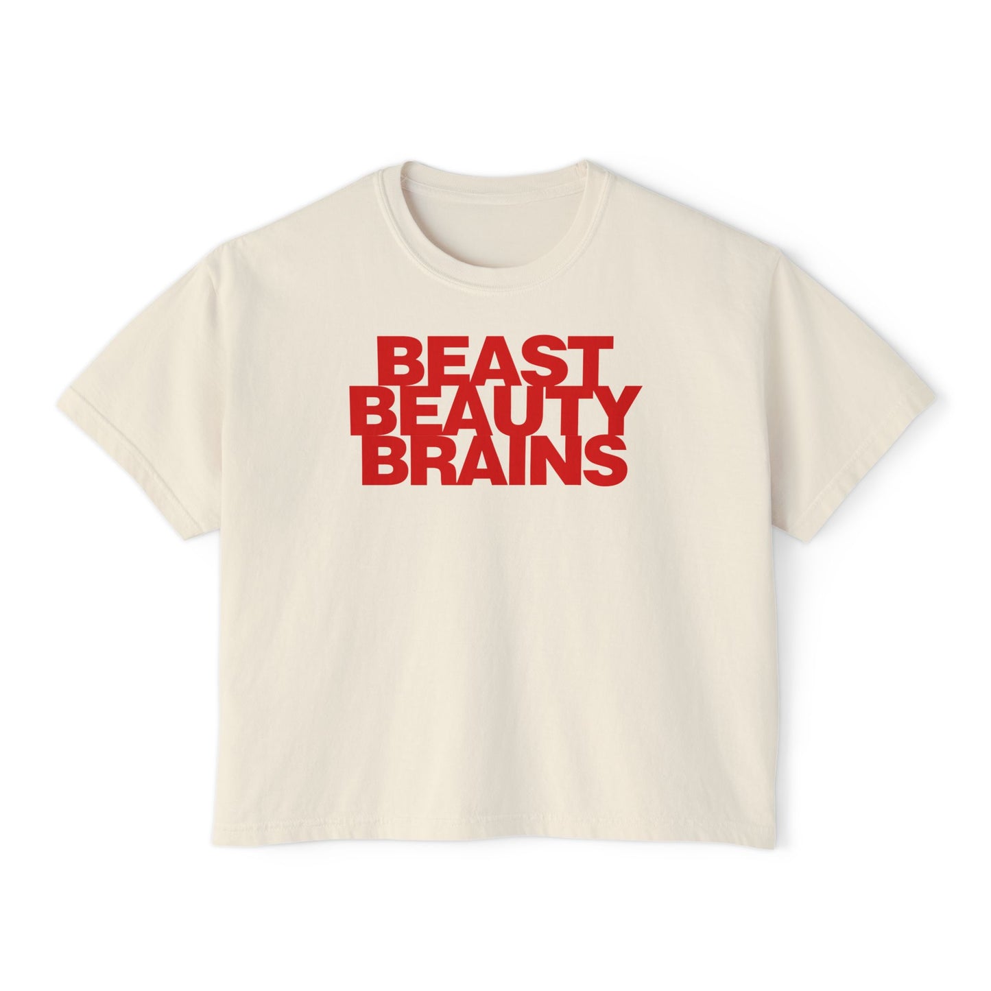 Beast Beauty Brains Iconic Boxy Tee