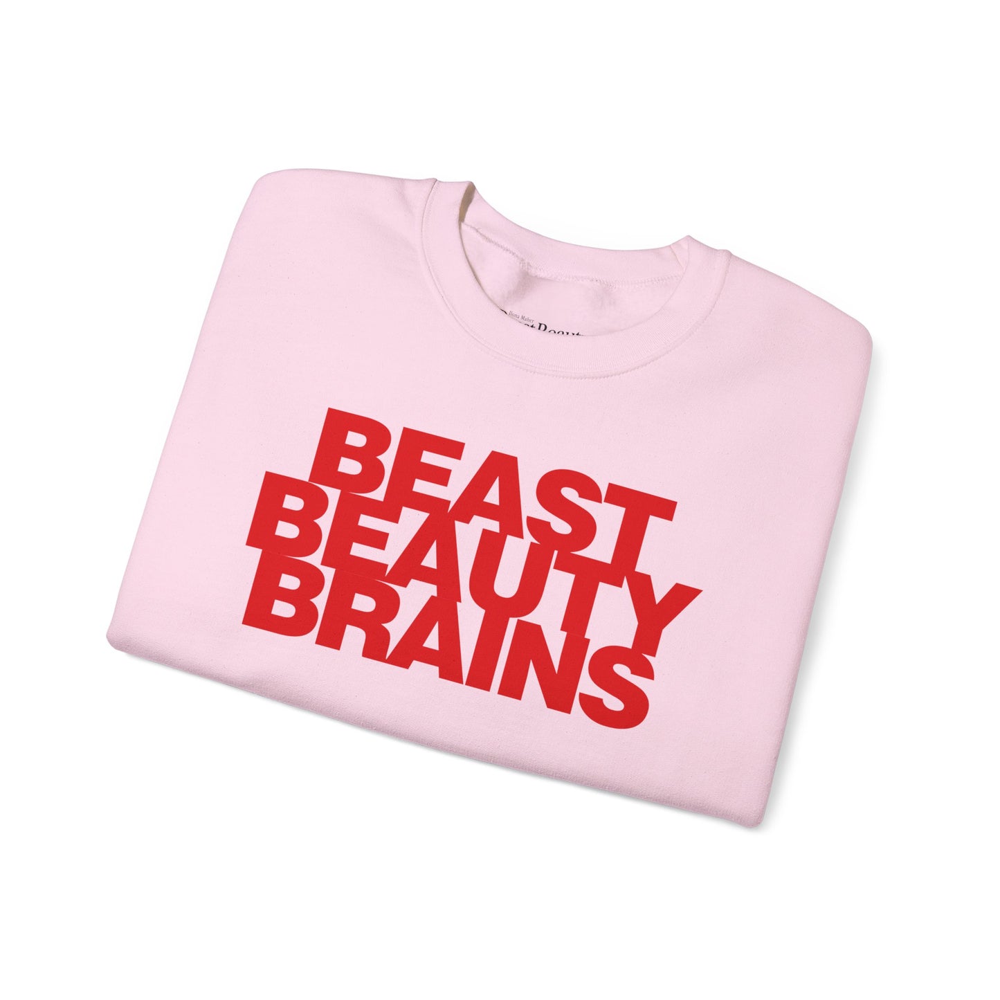 Beast Beauty Brains Iconic Crewneck Sweater