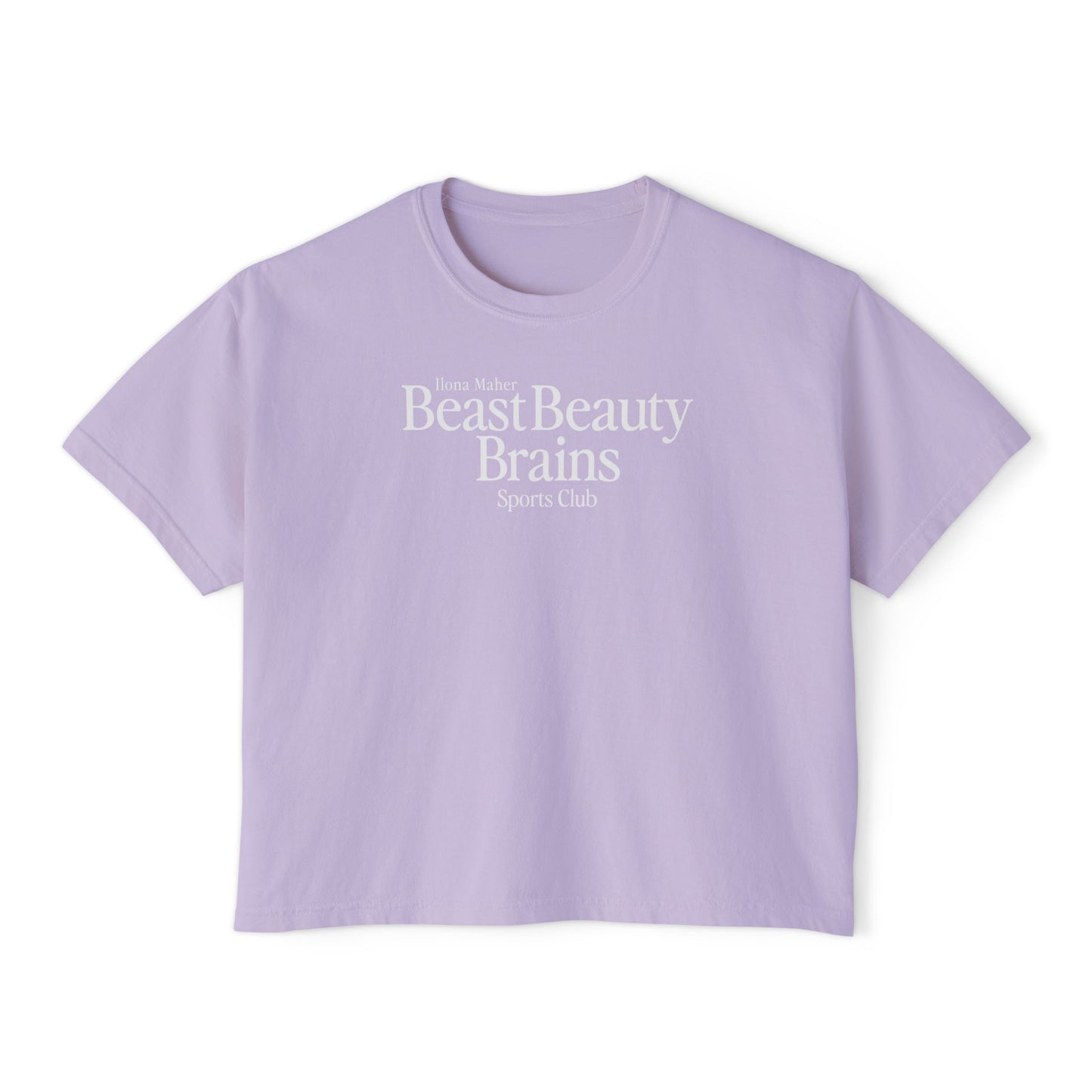 Beast Beauty Brains Sports Club Boxy Tee