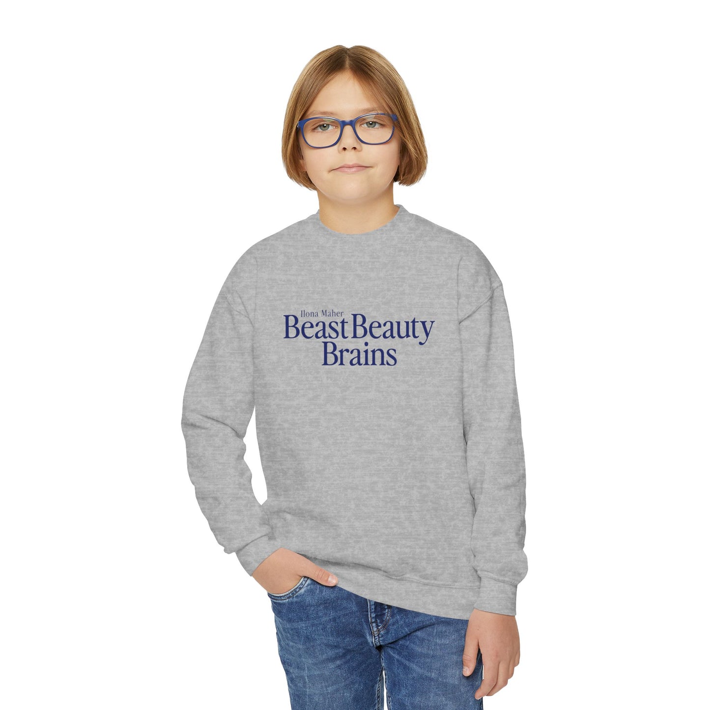 (Youth) Beast Beauty Brains Sports Club Sweater