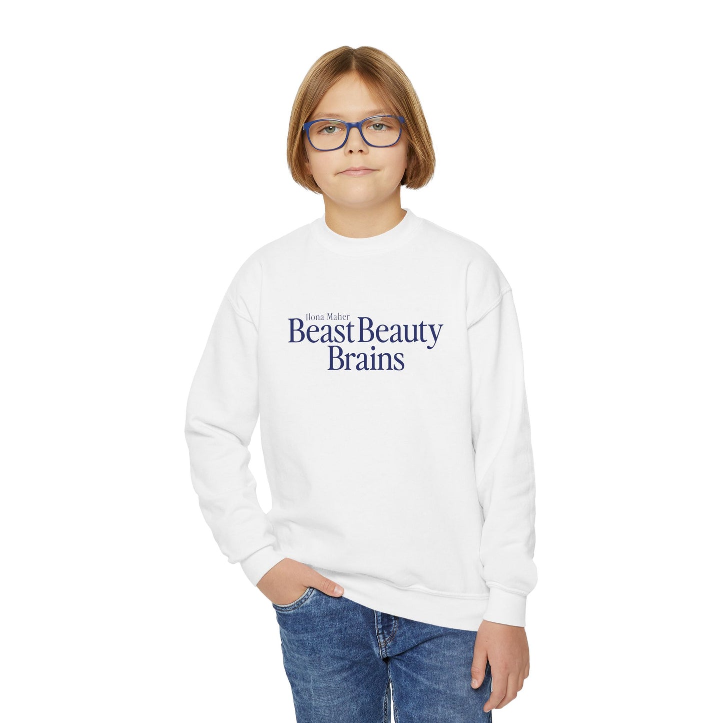 (Youth) Beast Beauty Brains Sports Club Sweater