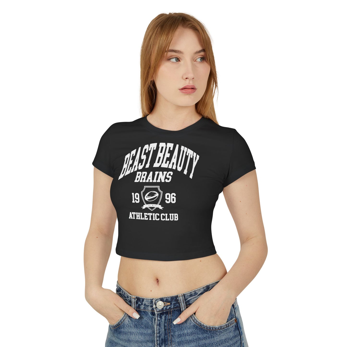 Beast Beauty Brains Athletic Club Baby Tee
