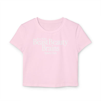 Beast Beauty Brains Sports Club Baby Tee