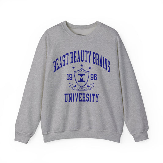 Beast Beauty Brains Crewneck Sweater