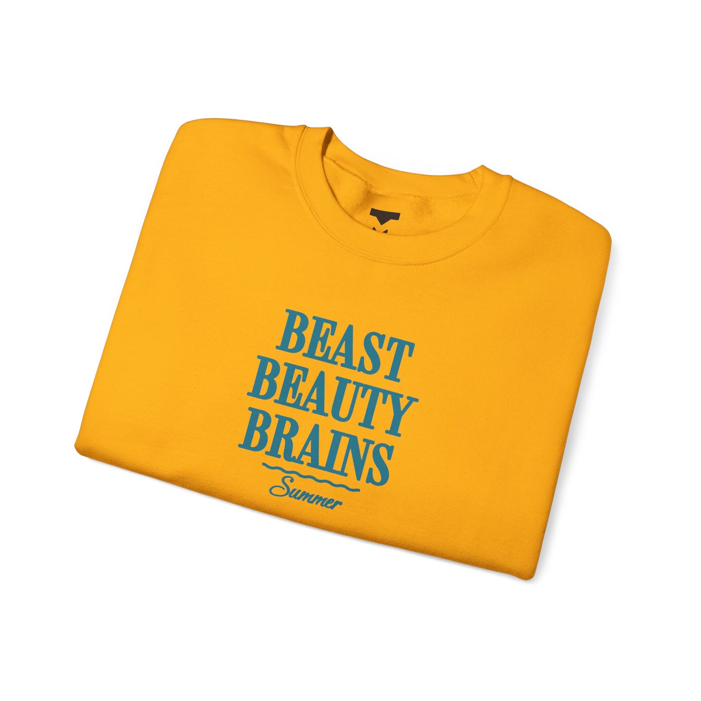 Beast Beauty Brains Summer Crewneck Sweater