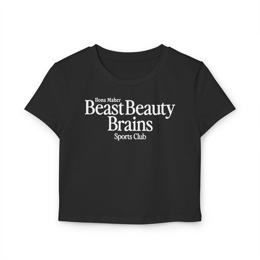 Beast Beauty Brains Sports Club Baby Tee