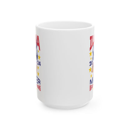 Maher-Spangled Banner Ceramic Mug, (11oz, 15oz)