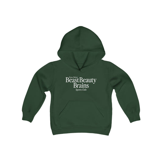 (Youth) Beast Beauty Brains Sports Club Hoodie