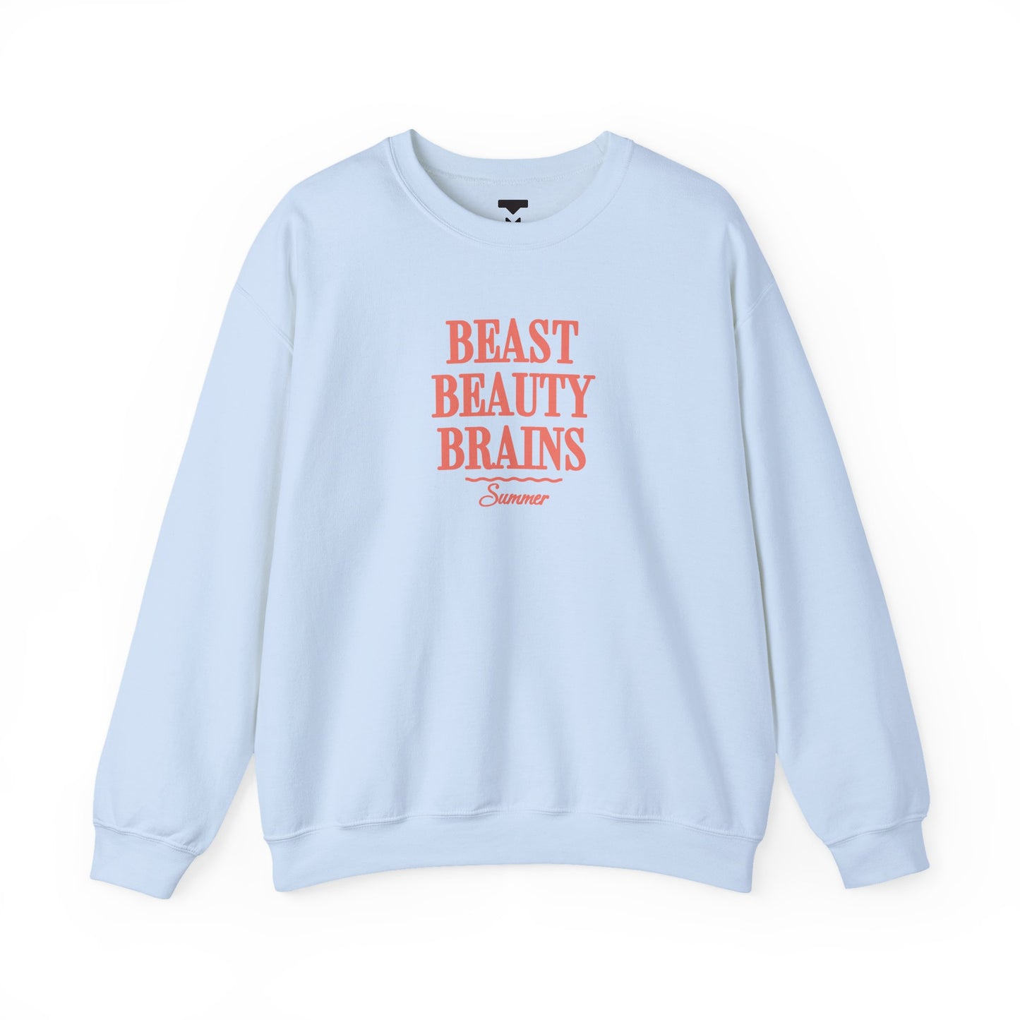Beast Beauty Brains Summer Crewneck Sweater