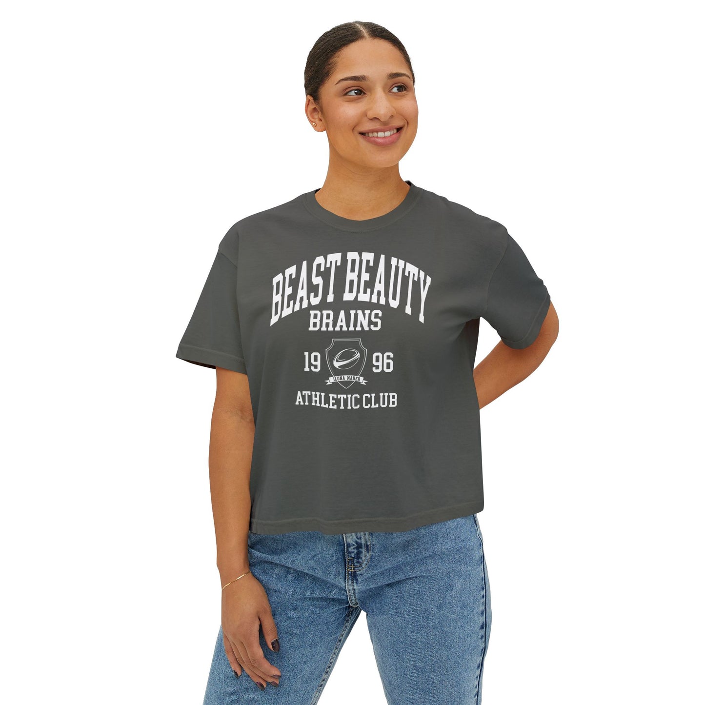 Beast Beauty Brains Athletic Club Boxy Tee