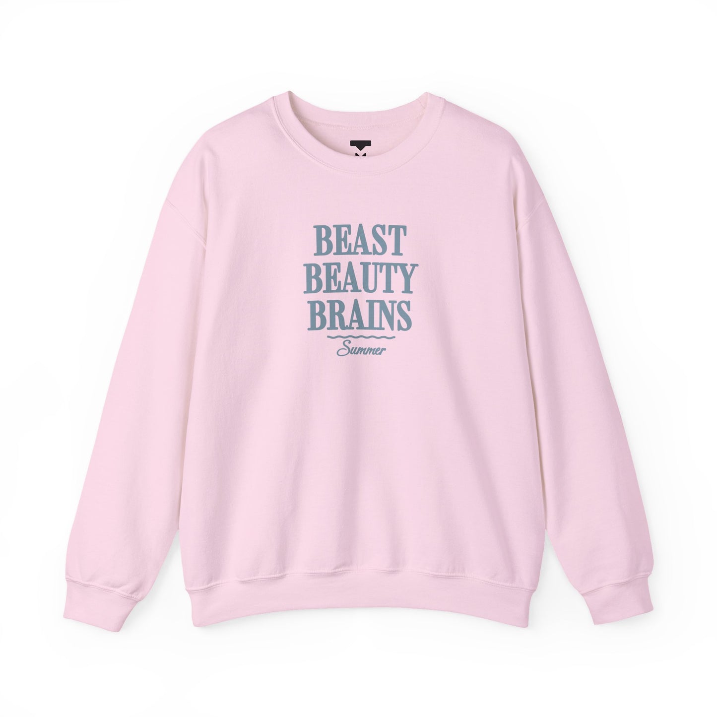 Beast Beauty Brains Summer Crewneck Sweater