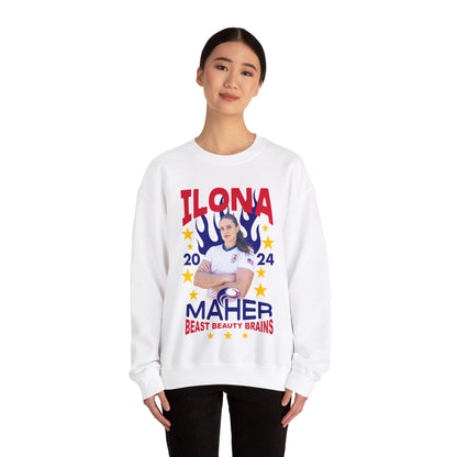 Maher-Spangled Banner Crewneck Sweater