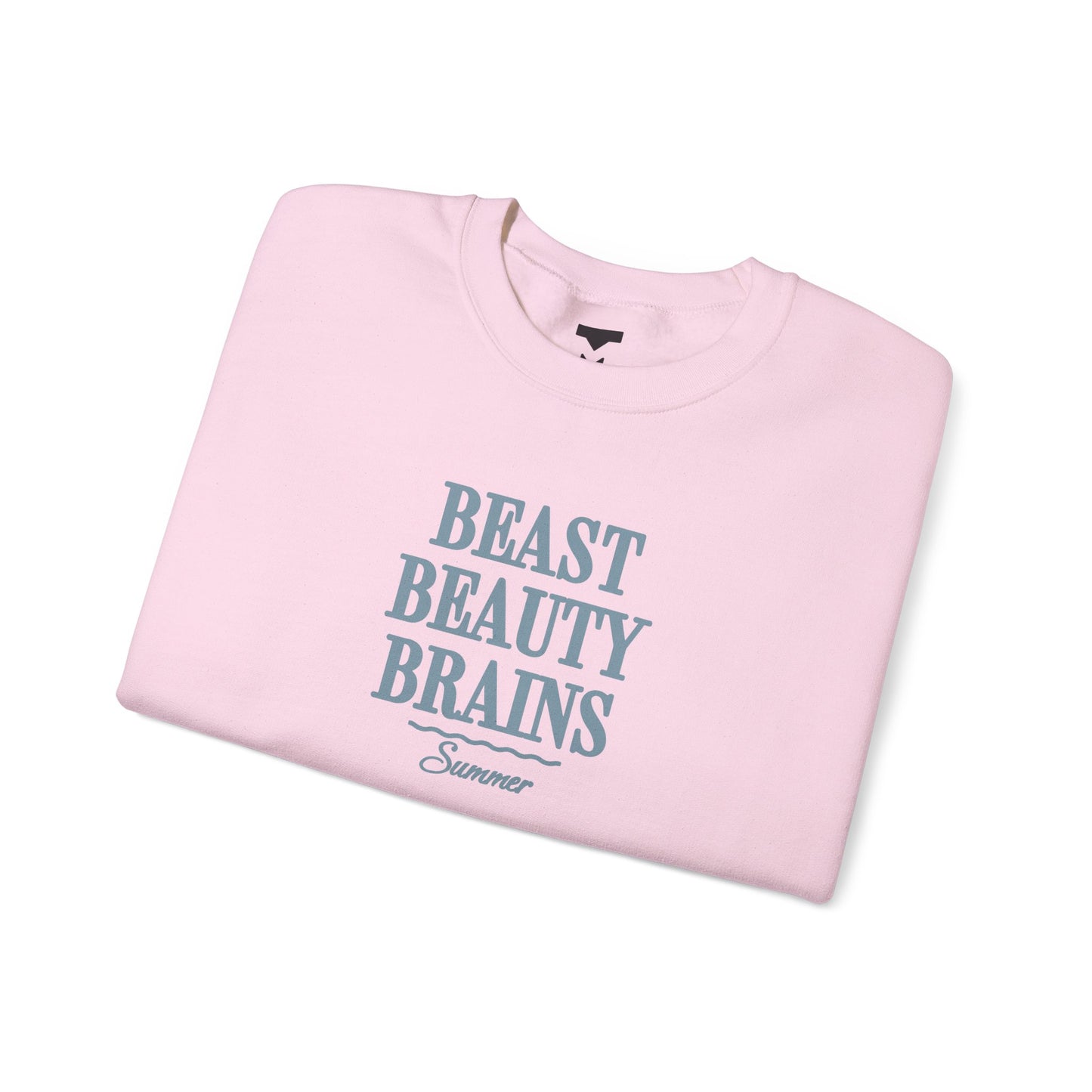 Beast Beauty Brains Summer Crewneck Sweater