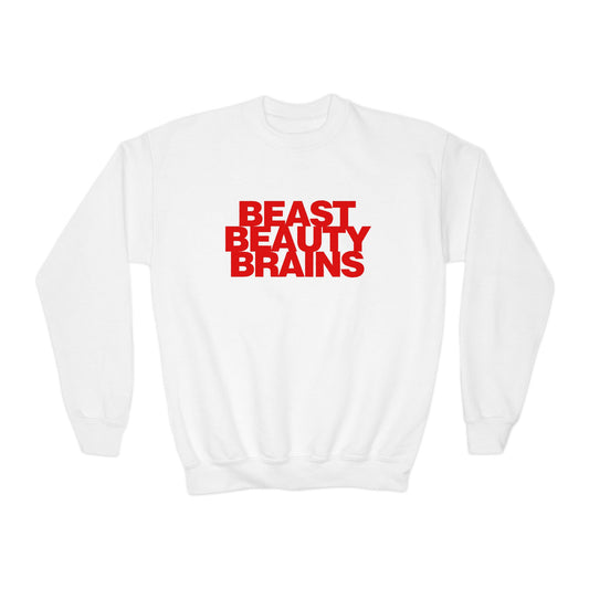 (Youth) Beast Beauty Brains Iconic Sweater