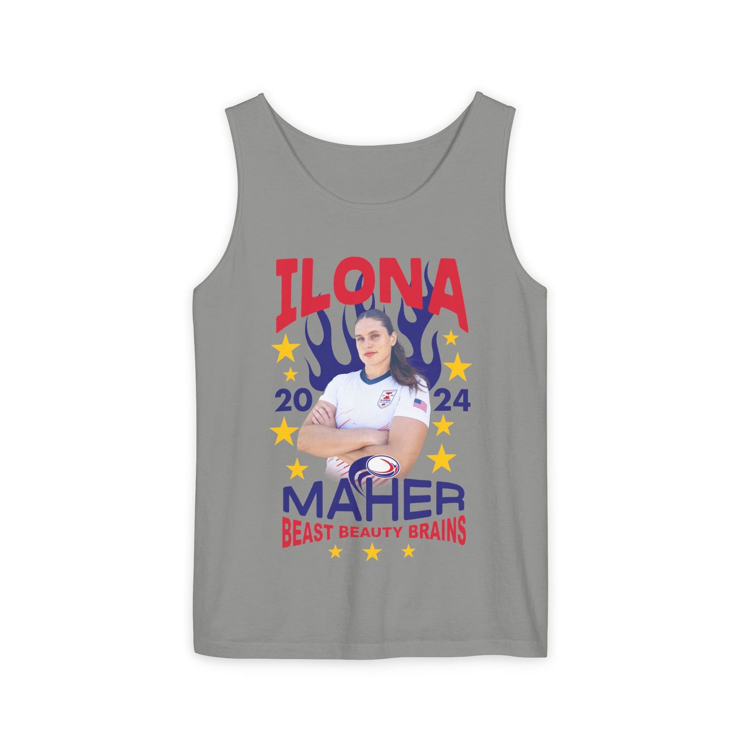 Maher-Spangled Banner Unisex Garment-Dyed Tank Top