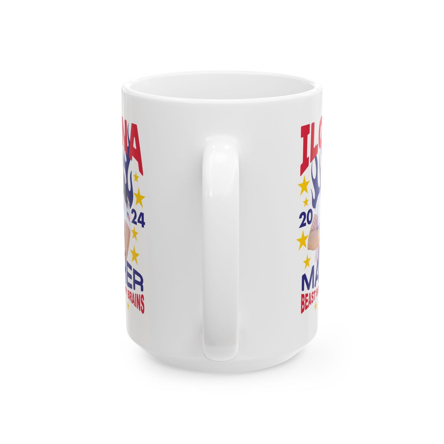 Maher-Spangled Banner Ceramic Mug, (11oz, 15oz)