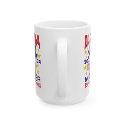 Maher-Spangled Banner Ceramic Mug, (11oz, 15oz)