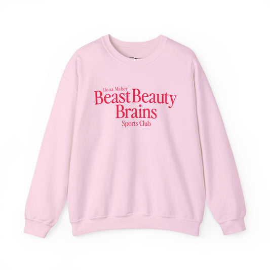Beast Beauty Brains Sports Club Sweater - V-Day