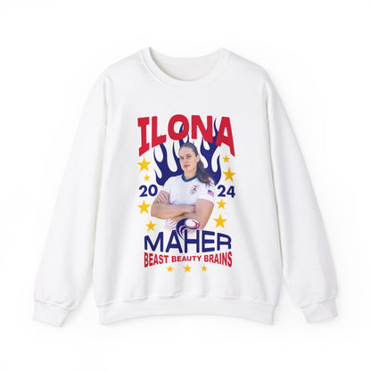 Maher-Spangled Banner Crewneck Sweater