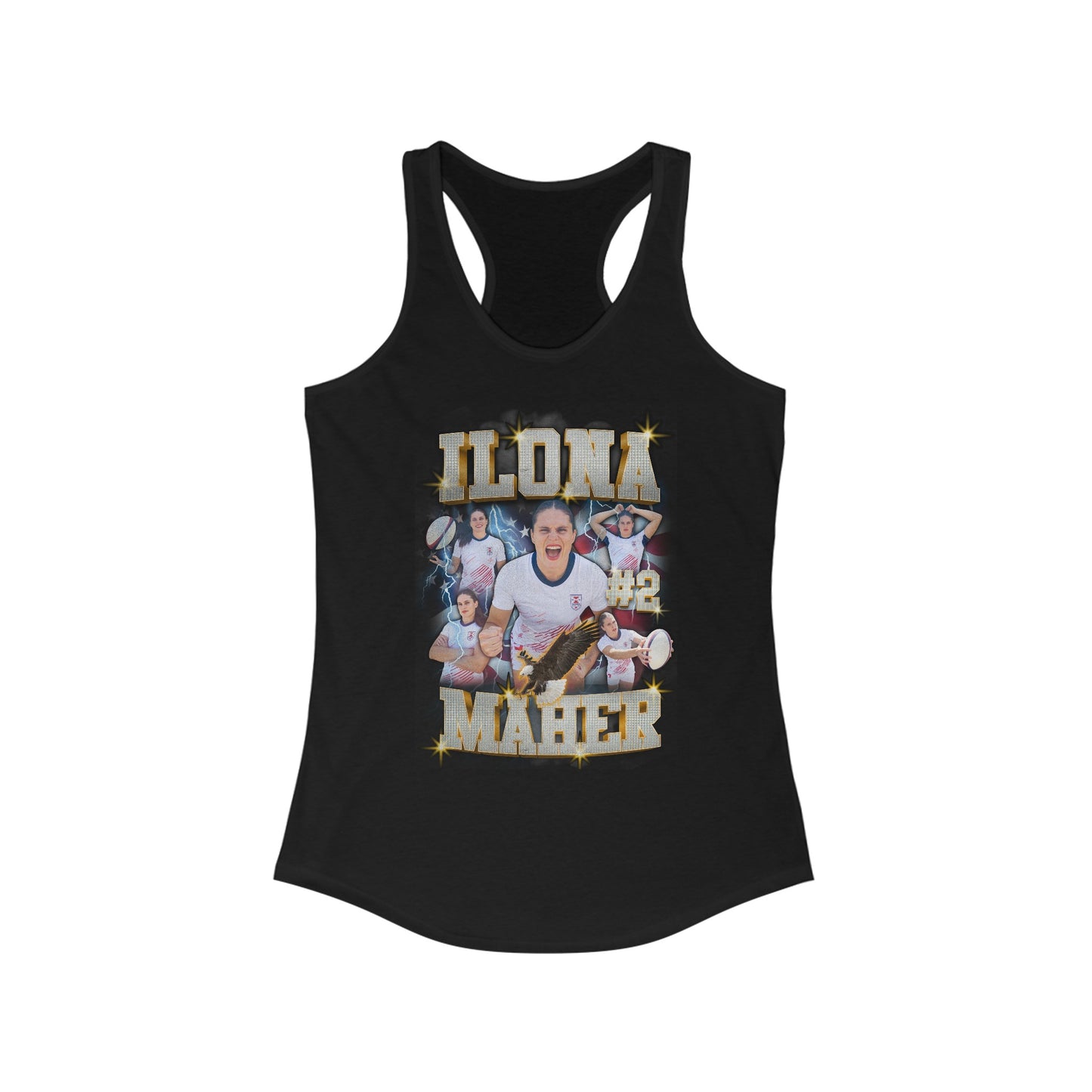 Start Your Engines Women's Ideal Racerback Tank