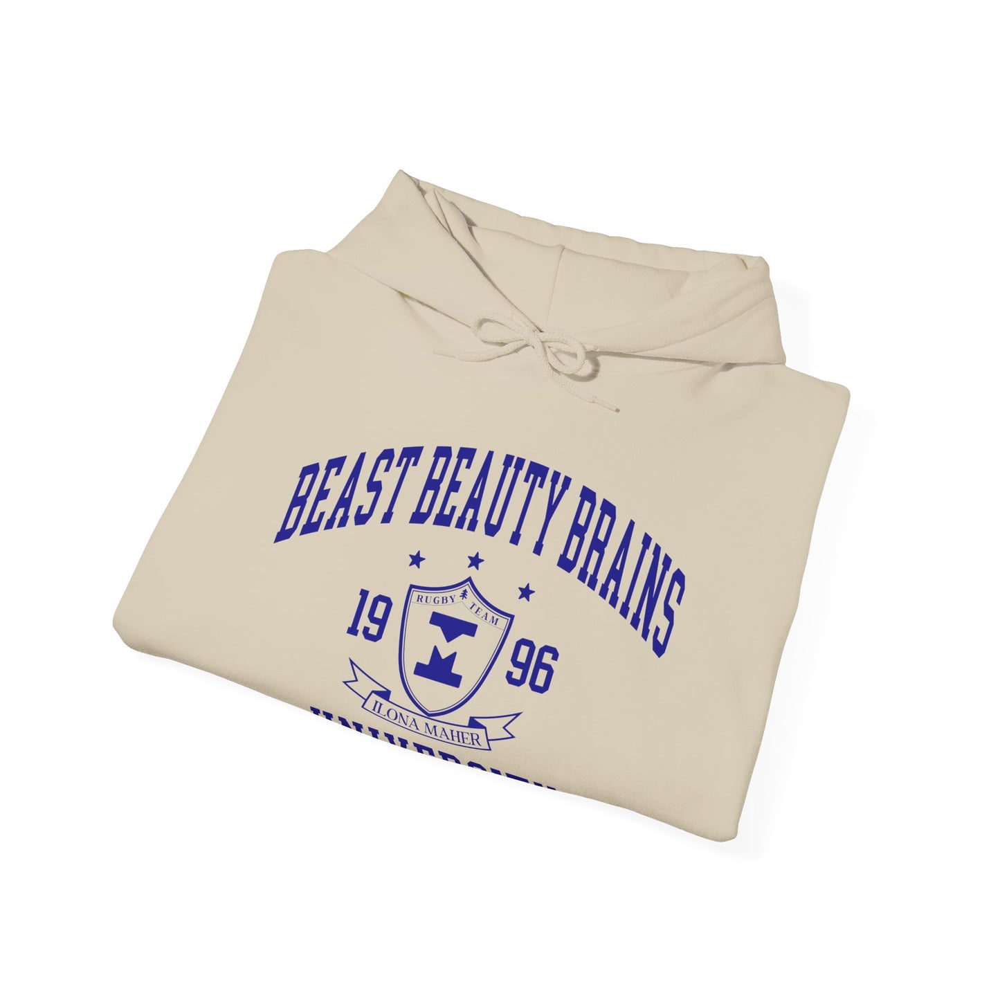 Beast Beauty Brains University Hoodie