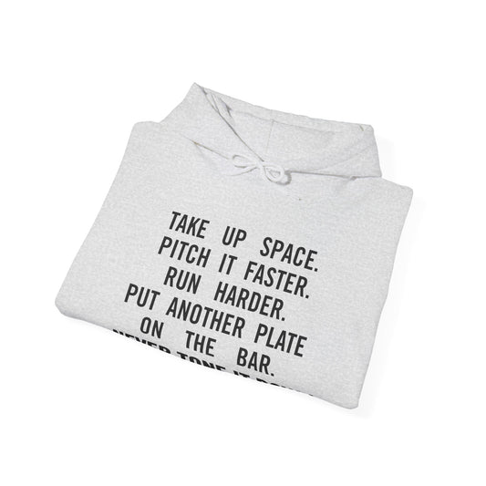 Never Tone It Down Spaces Hoodie