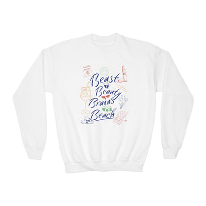 (Kids) Beast Beauty Brains Beach Sweater