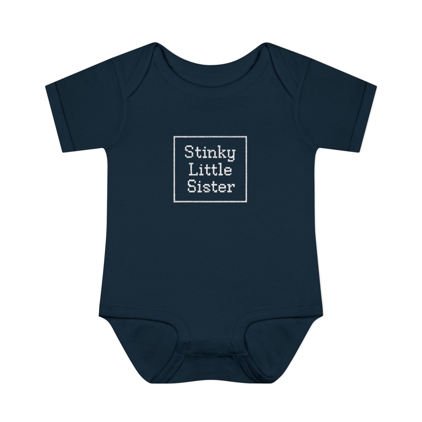 (Infant) Stinky Little Sister Baby Onesie