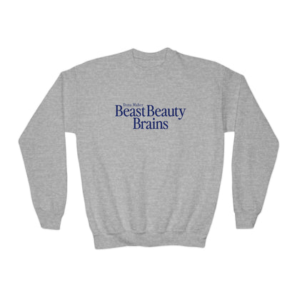 (Youth) Beast Beauty Brains Sports Club Sweater