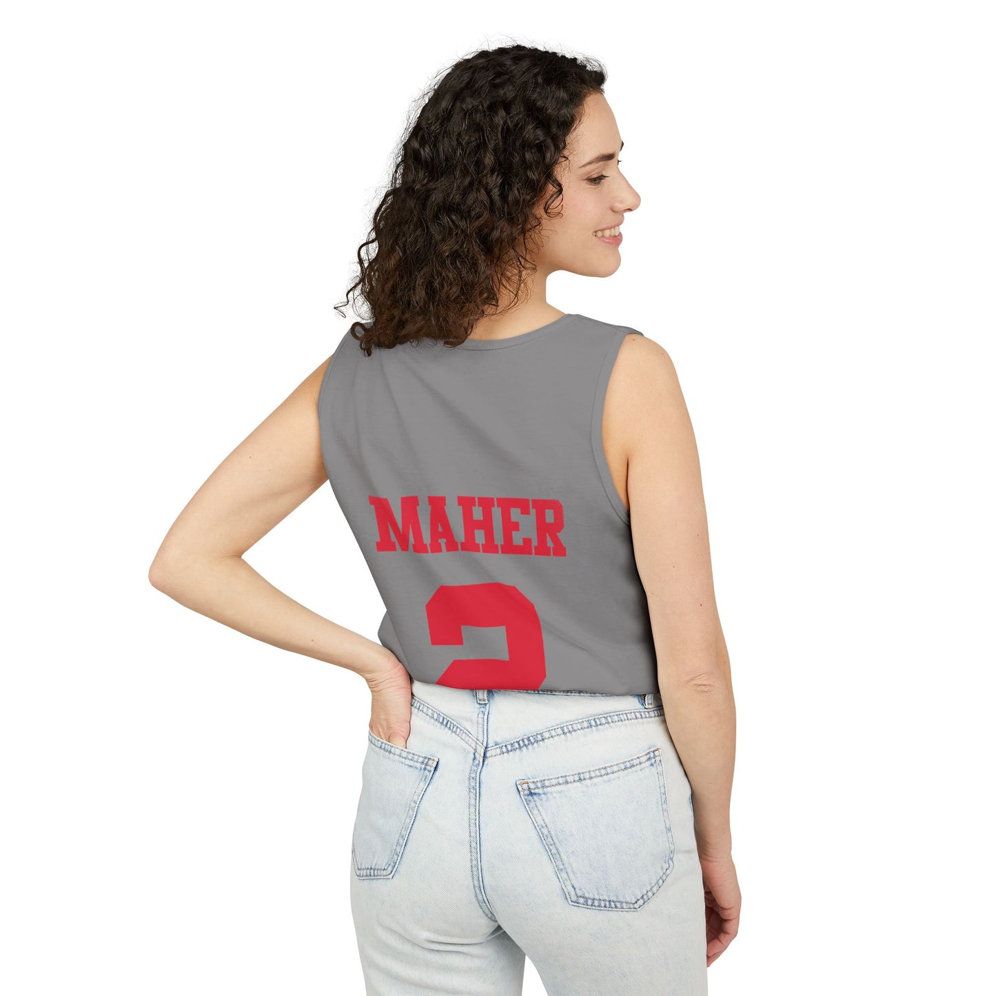 Maher-Spangled Banner Unisex Garment-Dyed Tank Top