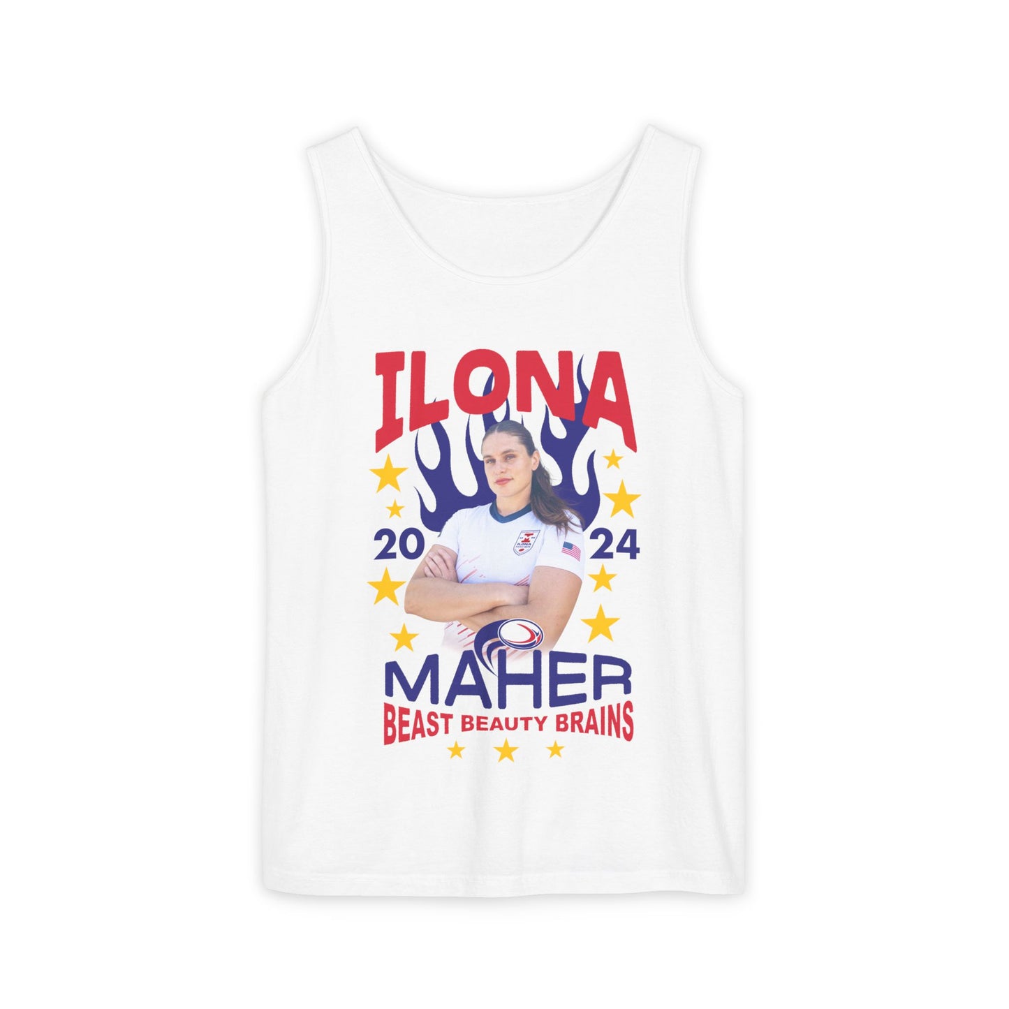 Maher-Spangled Banner Unisex Garment-Dyed Tank Top