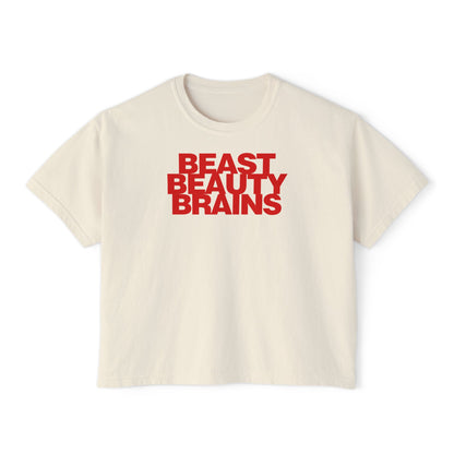 Beast Beauty Brains Iconic Boxy Tee